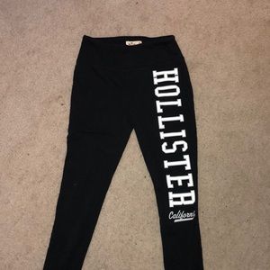 hollister black leggings